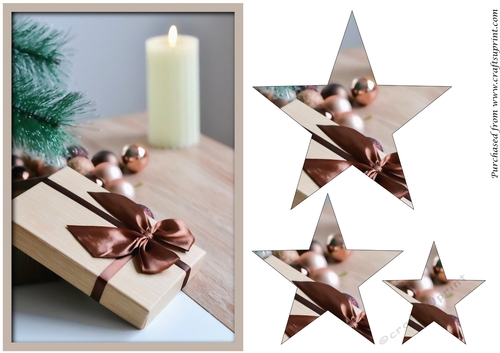 Christmas Gift and Ornaments Star Pyramid