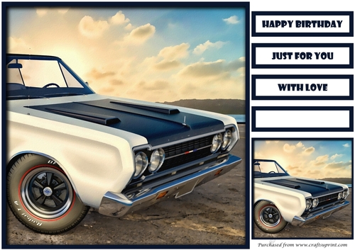 Vintage Cars Quick Card 3