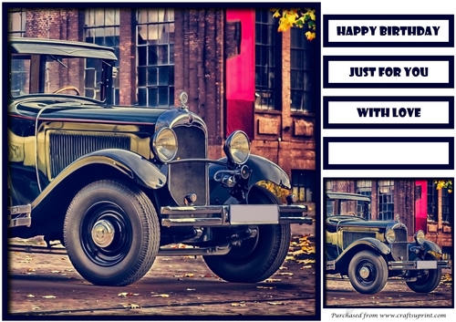 Vintage Cars Quick Card 7