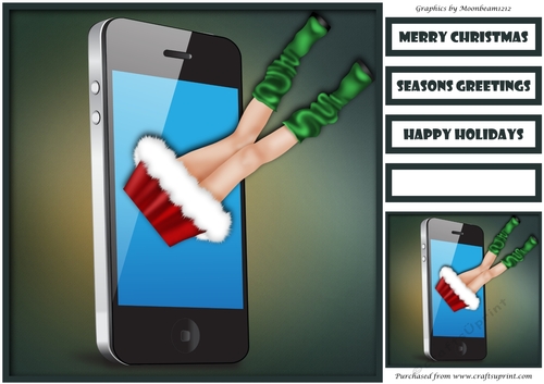 Christmas Smartphone Quick Card 1