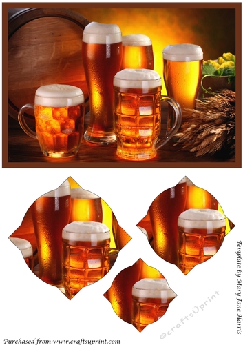 Wooden Beer Barrel Splendid Pyramid