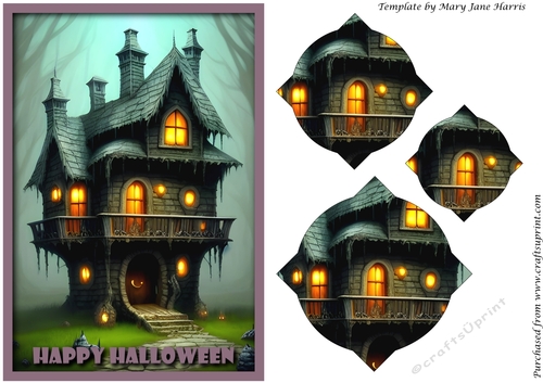 Halloween Haunted House Splendid Pyramid 1