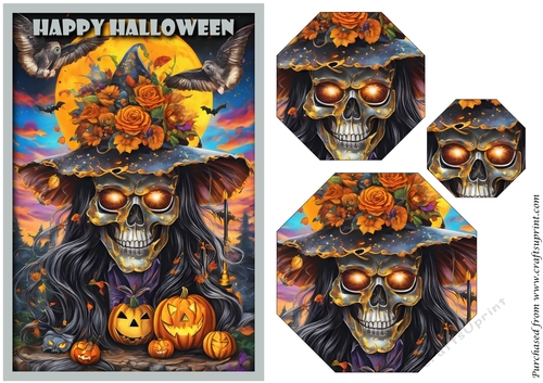Halloween Monster Octagon Pyramid 1