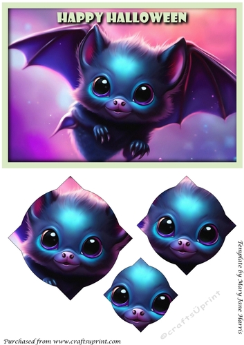 Halloween Baby Bat Splendid Pyramid