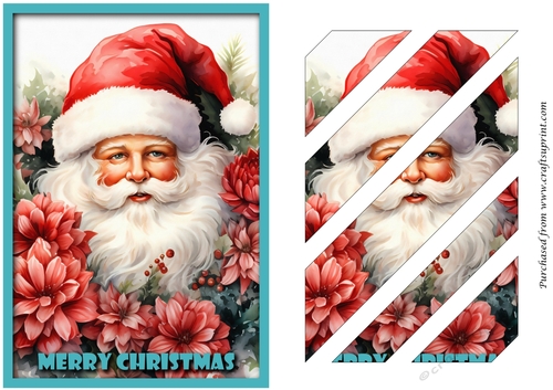 Father Christmas Oblique Panels