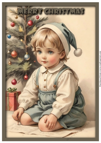 Christmas Kid A4