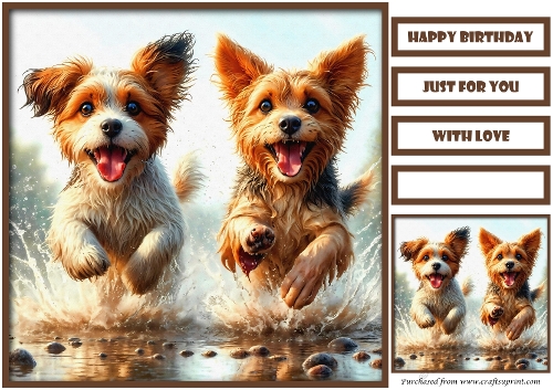 Playful Friends Quick Card 5