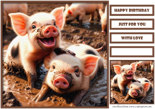 Playful Friends Quick Card 7
