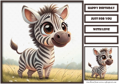 Cute Baby Animals Quick Card 1