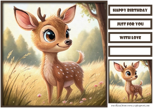 Cute Baby Animals Quick Card 2