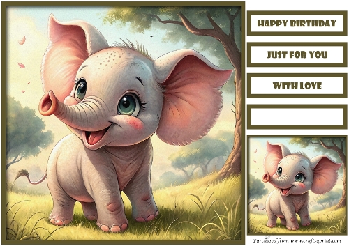 Cute Baby Animals Quick Card 3