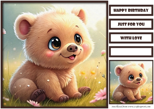 Cute Baby Animals Quick Card 5