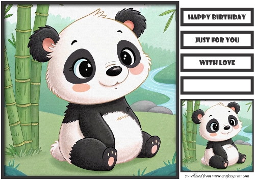Cute Baby Animals Quick Card 8