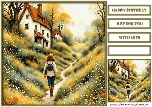 Rural Vacation Quick Card