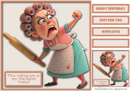 Angry Wife Quick Card