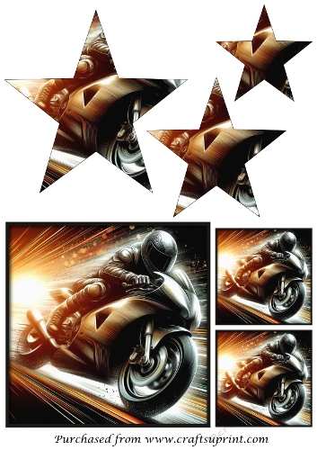 Road Biker Star Pyramid