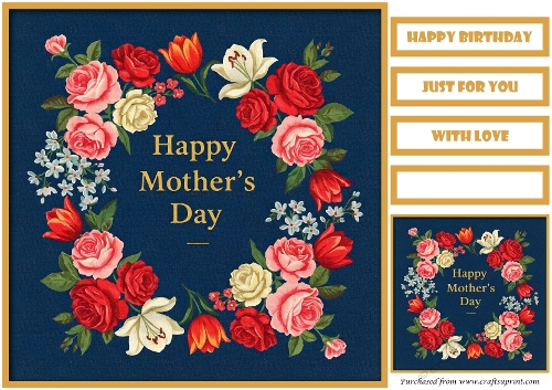 Vintage Mothers Day Quick Card 5