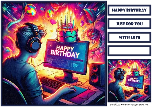 Birthday Teen Quick Card 1