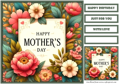 Vintage Mothers Day Quick Card 10