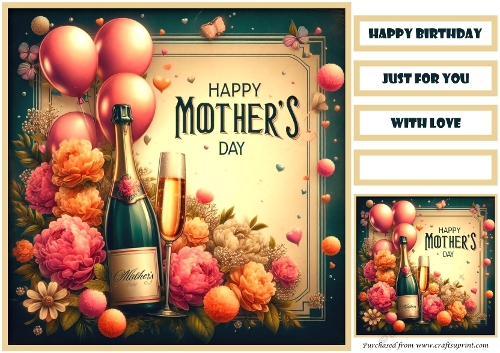 Vintage Mothers Day Quick Card 11