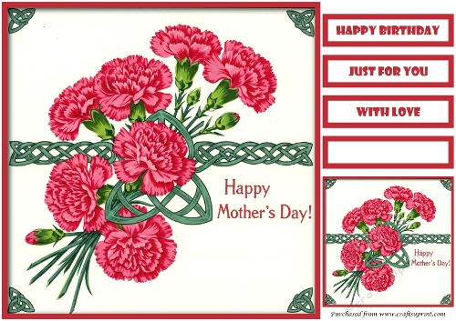 Vintage Mothers Day Quick Card 12