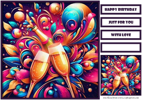 Birthday Celebration Quick Card 2