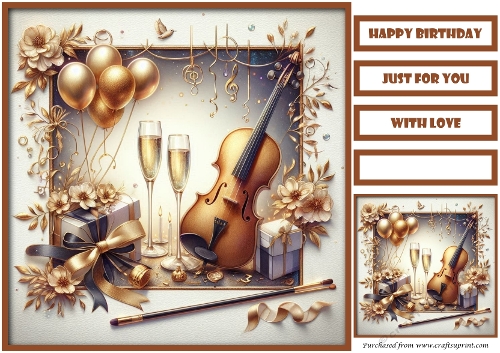 Birthday Celebration Quick Card 7