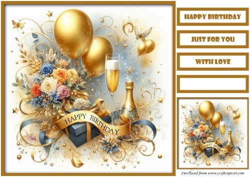 Birthday Celebration Quick Card 8