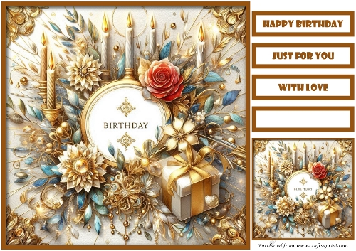Birthday Celebration Quick Card 9