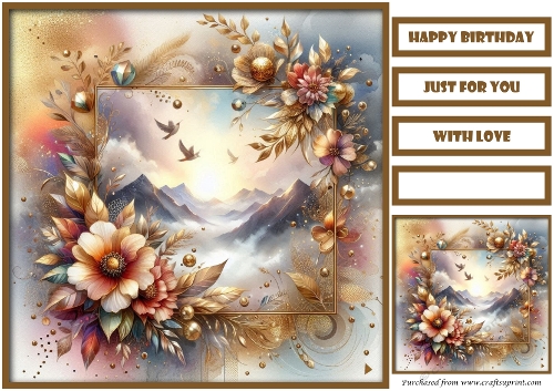 Birthday Celebration Quick Card 10