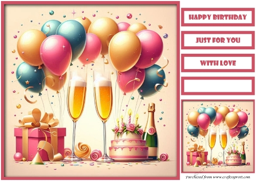 Birthday Celebration Quick Card 12
