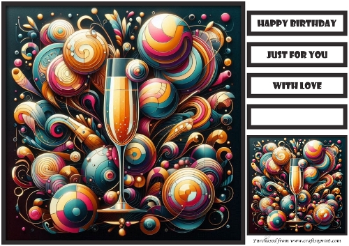 Birthday Celebration Quick Card 13