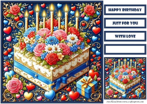 Birthday Celebration Quick Card 18