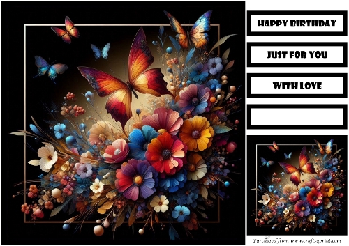 Birthday Celebration Quick Card 20