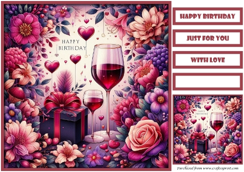 Birthday Celebration Couple Quick Card 6