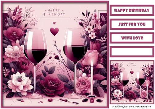 Birthday Celebration Couple Quick Card 7