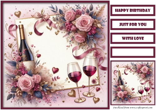 Birthday Celebration Couple Quick Card 9