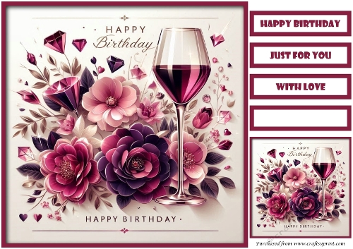 Birthday Celebration Couple Quick Card 18