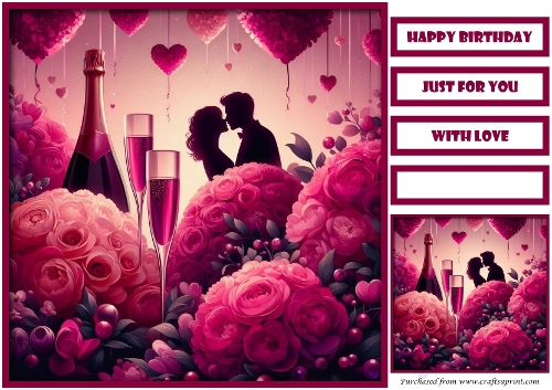 Birthday Celebration Couple Quick Card 22