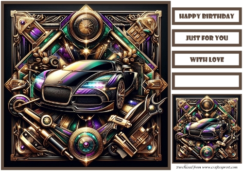 Birthday Male Quick Card 1