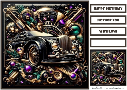 Birthday Male Quick Card 2