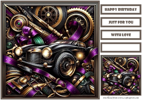 Birthday Male Quick Card 4