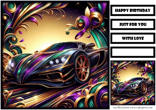 Birthday Male Quick Card 5