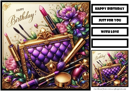 Birthday Female Quick Card 18