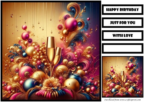 Golden Celebration Quick Card