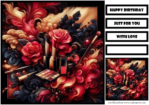 Gilded Glamour Quick Card