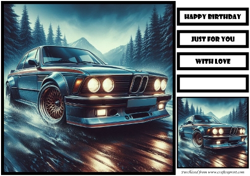 Birthday Male Car Offroad Quick Card 5