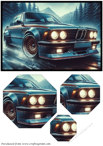 Birthday Male Car Offroad Octagon Pyramid 5