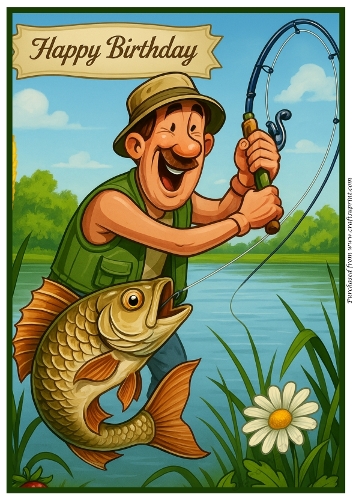 Have a Fin-tastic Birthday A4