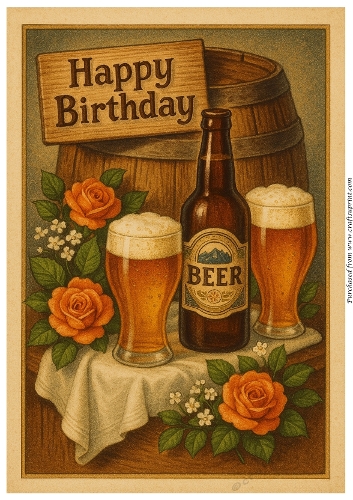 Delicious Beer and Good Times A4